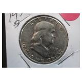 1951-S Franklin Silver Half Dollar