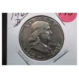 1962-D Franklin Silver Half Dollar