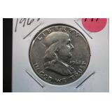 1962 Franklin Silver Half Dollar