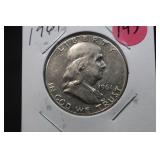 1961 Franklin Silver Half Dollar
