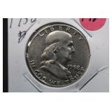 1958-D Franklin Silver Half Dollar