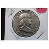 1954-D Franklin Silver Half Dollar