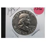 1953 Franklin Silver Half Dollar