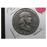 1952 Franklin Silver Half Dollar