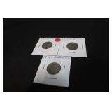 Lot of 3 Full Date Buffalo Nickels
