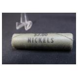 Vintage Roll of Unsearched Jefferson Nickels