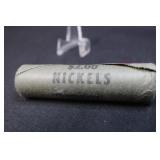 Vintage Roll of Unsearched Jefferson Nickels