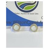 .925 Silver Opal Earrings