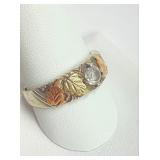 .925 Black Hills Silver Ring Size 10.75