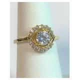 Fashion Ring With Zircon Stones