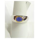 .925 Silver Tanzanite(1.7ct) Ring
