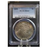 1898-P MINT STATE Morgan Silver Dollar