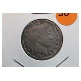 1914-P AU/BU Type Barber Silver Quarter