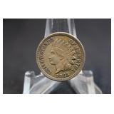 1863 AU/BU Brown Indian Head Cent