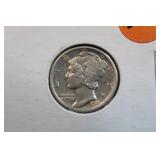 1916 Excellent Silver Mercury Dime