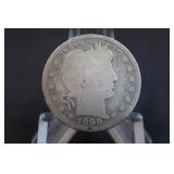 1899 Barber Silver Quarter