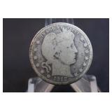 1912-O Barber Silver Quarter
