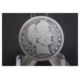 1907-O Barber Silver Quarter