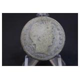 1908-D Barber Silver Half Dollar