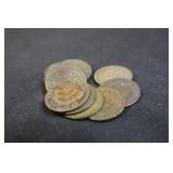 Lot of 10 Mixed Date Indian Head Cents