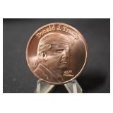 1oz .999 Pure Copper President Trump Coin