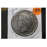 1922-S U.S. Silver Peace Dollar
