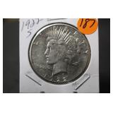 1922-S U.S. Silver Peace Dollar