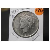 1923-D U.S. Silver Peace Dollar
