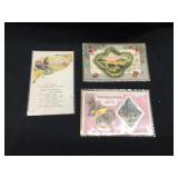 Vintage Thanksgiving Post Card - Lot of 3