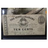 1863 Alabama 10 Cent Fractional - Excellent