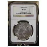 1904-O Morgan Silver Dollar  MS63