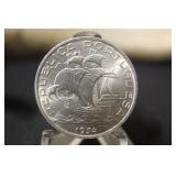 1954 Portuguese Silver 10 Escudos Coin