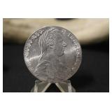 1780 Austria Maria Theresa Silver Thaler Coin