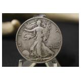 1942-S Walking Liberty Silver Half Dollar