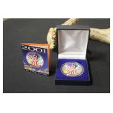 2001 In Full Color 1oz .999 Silver Eagle