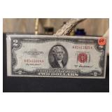 1953-A  #2.00 Red Seal Bank Note