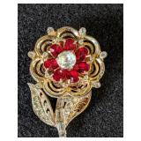 Antique Sterling Silver Brooch  18.53 grams  CA