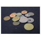 Lot of Unsearched Foreign Coins - See pics