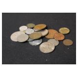 Lot of Unsearched Foreign Coins - See pics