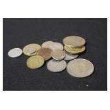 Lot of Unsearched Foreign Coins See pics