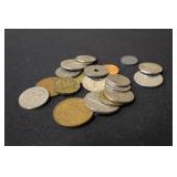 Lot of Unsearched Foreign Coins See Pics