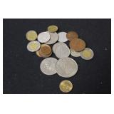 Lot of Unsearched Foreign Coins See pics