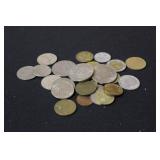 Lot of Unsearched Foreign Coins See pics