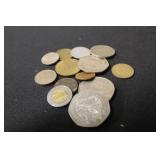 Lot of Unsearched Foreign Coins See pics
