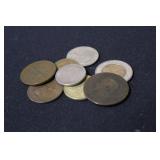 Lot of Unsearched Foreign Coins See pics