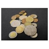 Lot of Unsearched Foreign Coins See pics