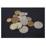 Lot of Unsearched Foreign Coins See pics