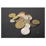 Lot of Unsearched Foreign Coins See pics