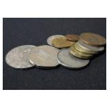 Lot of Unsearched Foreign Coins See pics