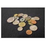 Lot of Unsearched Foreign Coins See pics